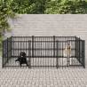 Outdoor Dog Kennel Steel 5.63 m² - Safety & Comfort