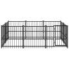 Outdoor Dog Kennel Steel 5.63 m² - Safety & Comfort