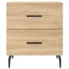 2 pcs Bedside Cabinets in Sonoma Oak - Modern Design