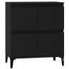 Classic Black Sideboard - 60x35x70 cm Engineered Wood