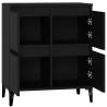 Classic Black Sideboard - 60x35x70 cm Engineered Wood