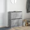 Shoe Cabinet Concrete Grey 80x34x96.5 cm | Hipomarket UK