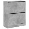 Shoe Cabinet Concrete Grey 80x34x96.5 cm | Hipomarket UK