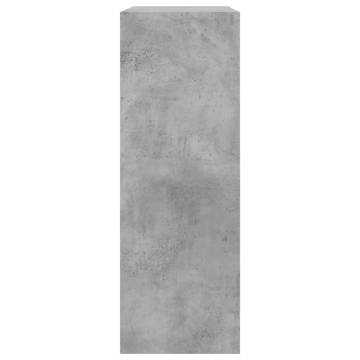 Shoe Cabinet Concrete Grey 80x34x96.5 cm | Hipomarket UK