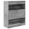 Shoe Cabinet Concrete Grey 80x34x96.5 cm | Hipomarket UK