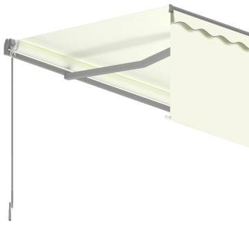 Manual Retractable Awning 5x3m Cream - Outdoor Shade Solution