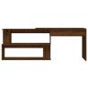 Corner Desk Brown Oak - Stylish & Functional | Hipomarket