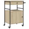 Kitchen Trolley Sonoma Oak - Stylish Storage Solution