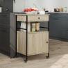 Kitchen Trolley Sonoma Oak - Stylish Storage Solution