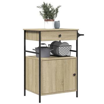 Kitchen Trolley Sonoma Oak - Stylish Storage Solution