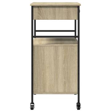 Kitchen Trolley Sonoma Oak - Stylish Storage Solution