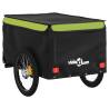 Durable Black and Green Bike Trailer - 30 kg Capacity