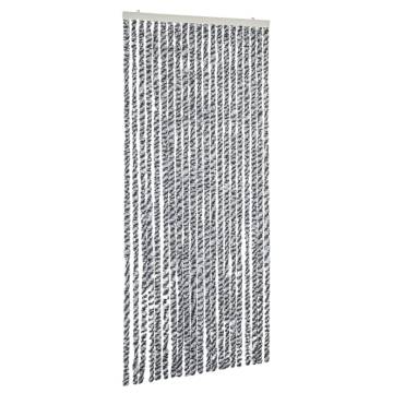 Fly Curtain Grey and Black & White 90x220 cm - Insect Protection