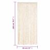 Fly Curtain Beige & White 56x200 cm - Keep Insects Out