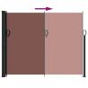 Retractable Side Awning Brown 160x300 cm - Privacy Screen