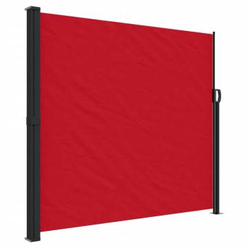 Retractable Side Awning Red 180x300 cm - Privacy Solution