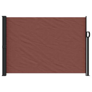 Retractable Side Awning Brown 140x500 cm - Instant Privacy