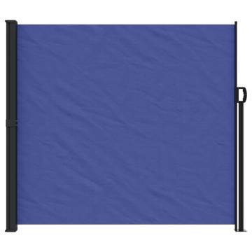 Retractable Side Awning Blue 180x500 cm - Privacy & Comfort