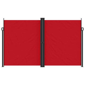 Retractable Side Awning Red 200x600 cm | Hipomarket