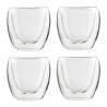 HI Double Walled Espresso Cups - 4 pcs 80 ml | Hipo Market