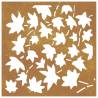 Garden Wall Decoration 55x55 cm - Corten Steel Maple Leaf Art