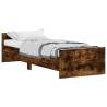 Smoked Oak Bed Frame 75x190 cm - Small Single | HipoMarket UK