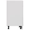 High Gloss White Drawer Bottom Cabinet - 30x46x81.5 cm