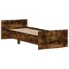 Smoked Oak Bed Frame 75x190 cm - Small Single | HipoMarket UK