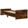 Smoked Oak Bed Frame 75x190 cm - Small Single | HipoMarket UK