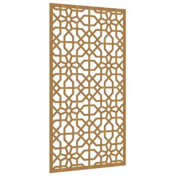 Moorish Design Garden Wall Decoration - Corten Steel 105x55 cm