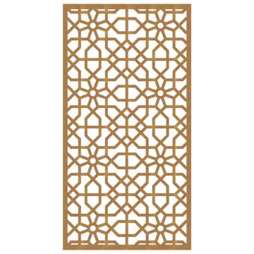 Moorish Design Garden Wall Decoration - Corten Steel 105x55 cm