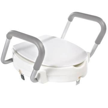 RIDDER Toilet Seat with Safety Grab Rail - 150 kg Capacity