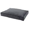 Madison Dog Lounge Velvet 100x70x15 cm Grey Colour grey Size 100 x 70 x 15 cm 