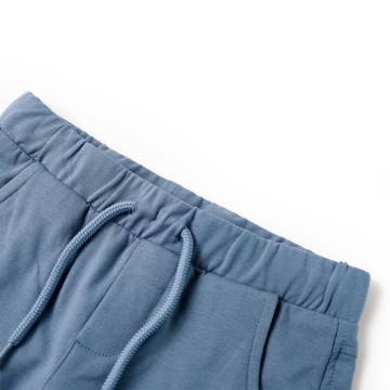 Kids' Dark Blue Shorts with Drawstring | Comfortable & Stylish