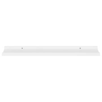 Stylish White Wall Shelves - 4 pcs | 80x9x3 cm | Hipomarket