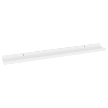 Stylish White Wall Shelves - 4 pcs | 80x9x3 cm | Hipomarket