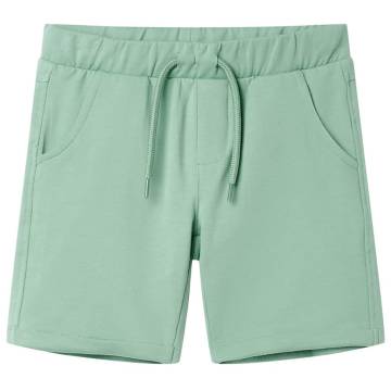 Kids' Light Khaki Shorts with Drawstring | Comfortable Wear