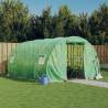 Greenhouse with Steel Frame Green 12 m² 4x3x2 m Colour green Size 4 x 3 x 2 m Quantity in Package 1 