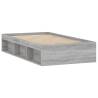 Stylish Grey Sonoma Bed Frame 100x200 cm | HipoMarket