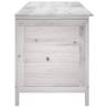 Garden Storage Box White 150x50x56.5 cm - Solid Fir Wood