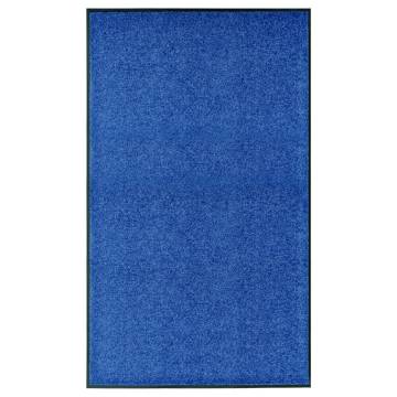 Washable Blue Doormat 90x150 cm - Indoor/Outdoor Use