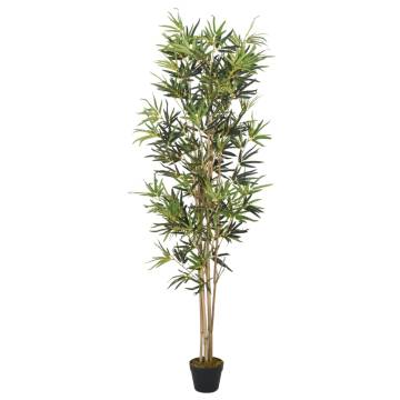 180 cm Artificial Bamboo Tree with 1104 Leaves - Green