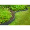 Nature Garden Border Edging 0.12x12m Black | Hipomarket