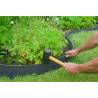 Nature Garden Border Edging 0.12x12m Black | Hipomarket