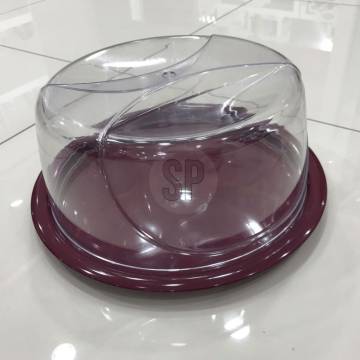 Excellent Houseware Cake Plate 34 cm - Transparent Design