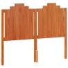 Stylish Wax Brown Solid Wood Pine Headboard - 135 cm