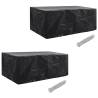 Garden Furniture Covers 2pcs 8 Person Poly Rattan 229x113cm Size 229 x 113 x 73 cm Quantity in Package 2 