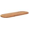 Oval Solid Wood Acacia Table Top 140x50 cm - Hipo Market