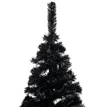 Pre-lit Black Christmas Tree with Ball Set - 150 cm - Buy Now!