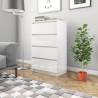 High Gloss White Sideboard 60x35x98.5 cm | HipoMarket